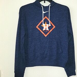 Nike Houston Astros Diamond Icon Gym Vintage-Like Pullover Hoodie, S, EUC